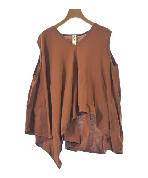 nagonstans(ナゴンスタンス)Tシャツ・カットソー 茶 サイズ:38(M位)/2200656759040