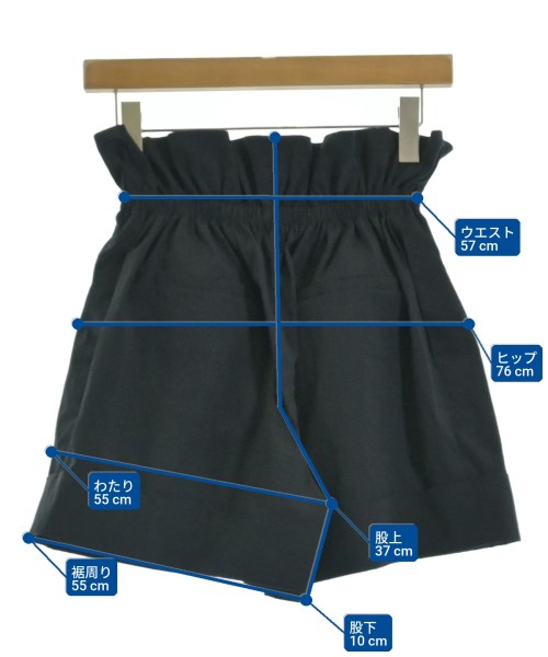 nagonstans（ナゴンスタンス）ショートパンツ 黒 サイズ:36(S位) レディース/2200714980041