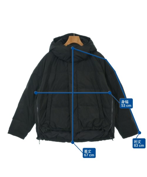 nagonstans（ナゴンスタンス）ダウンジャケット/ダウンベスト 黒 サイズ:36(S位) レディース/2200633088033