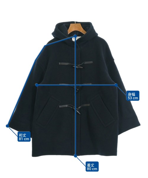 nagonstans（ナゴンスタンス）ダッフルコート 紺 サイズ:S レディース/2200647929018