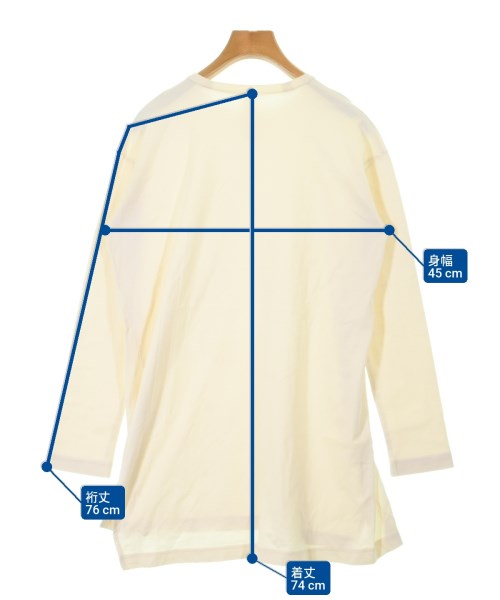 nagonstans（ナゴンスタンス）Tシャツ・カットソー 黄 サイズ:38(M位) レディース/2200654537084