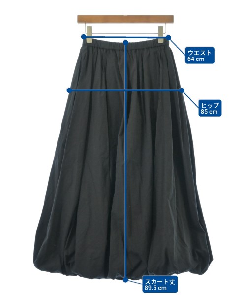 nagonstans（ナゴンスタンス）ひざ丈スカート 黒 サイズ:M レディース/2200662536369