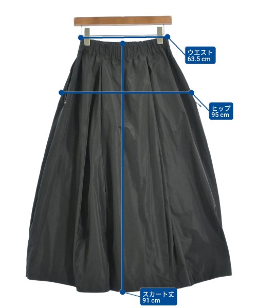 nagonstans（ナゴンスタンス）ロング・マキシ丈スカート 黒 サイズ:M レディース/2200655055044