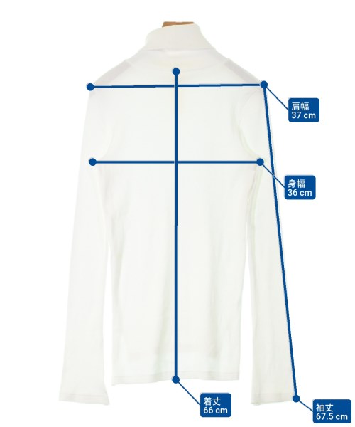 nagonstans（ナゴンスタンス）Tシャツ・カットソー 白 サイズ:38(M位) レディース/2200666552068