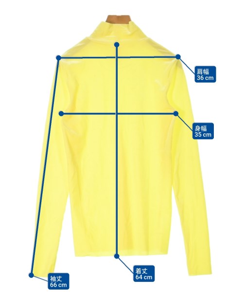 nagonstans（ナゴンスタンス）Tシャツ・カットソー 黄 サイズ:38(M位) レディース/2200666552082