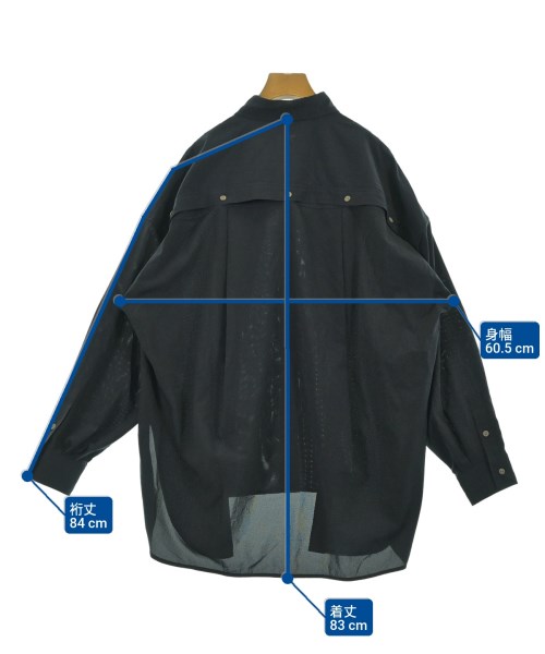 nagonstans（ナゴンスタンス）カジュアルシャツ 黒 サイズ:M レディース/2200667043060