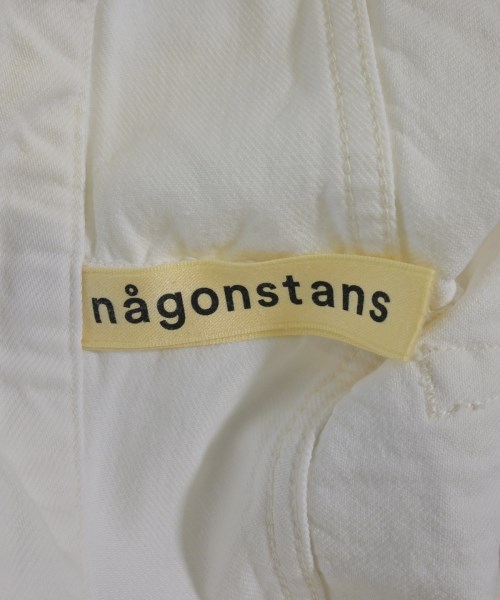 nagonstans（ナゴンスタンス）デニムパンツ 白 サイズ:M レディース/2200723364108