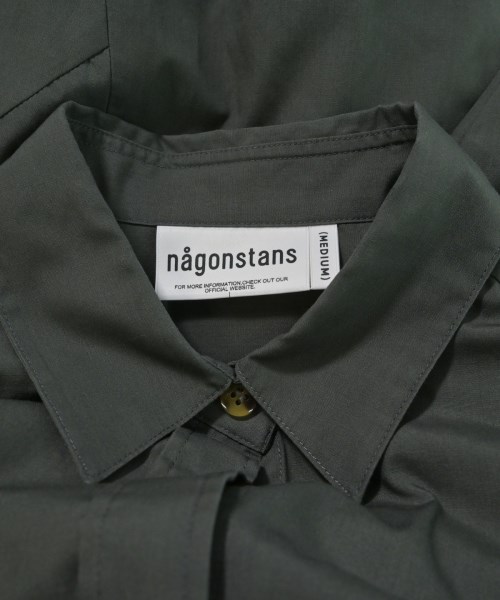 nagonstans（ナゴンスタンス）カジュアルシャツ グレー サイズ:M レディース/2200734329035