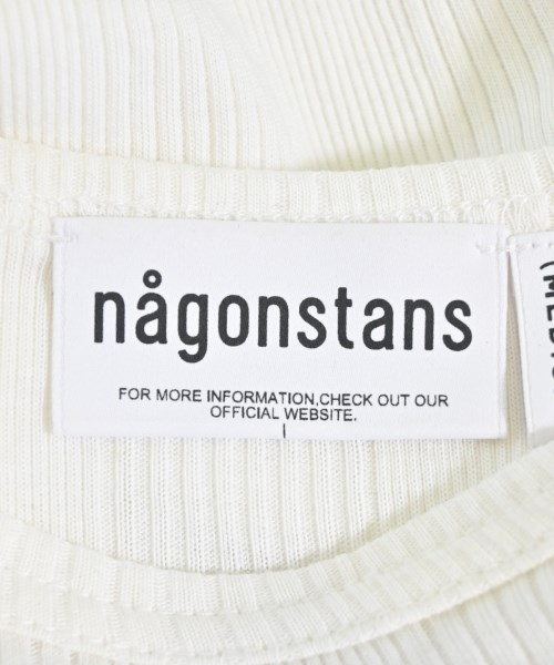 nagonstans（ナゴンスタンス）Tシャツ・カットソー 白 サイズ:M レディース/2200689234156