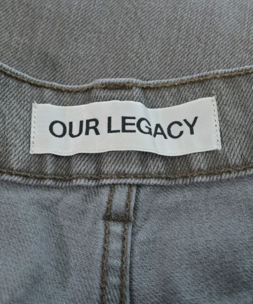 OUR LEGACY（アワーレガシー）デニムパンツ グレー サイズ:28(S位) メンズ/2200637749022
