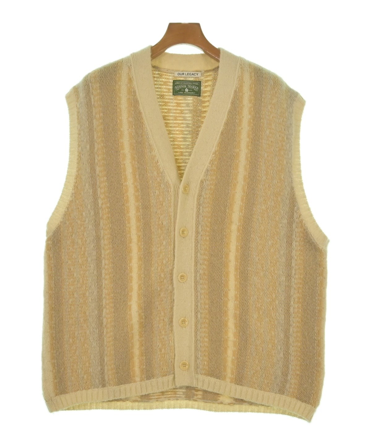 OUR LEGACY（アワーレガシー）ベスト ベージュ サイズ:L メンズ