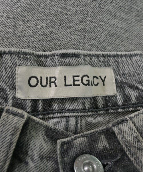 OUR LEGACY（アワーレガシー）デニムパンツ 黒 サイズ:28(S位) メンズ/2200638566123