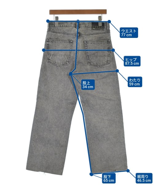 OUR LEGACY（アワーレガシー）デニムパンツ 黒 サイズ:28(S位) メンズ/2200638566123