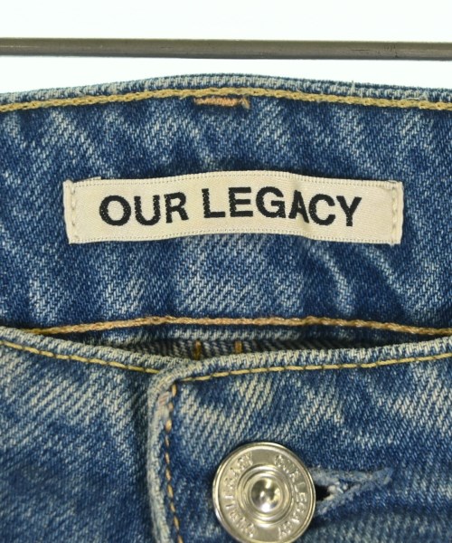 OUR LEGACY（アワーレガシー）デニムパンツ 青 サイズ:30(XL位) レディース/2200639920030