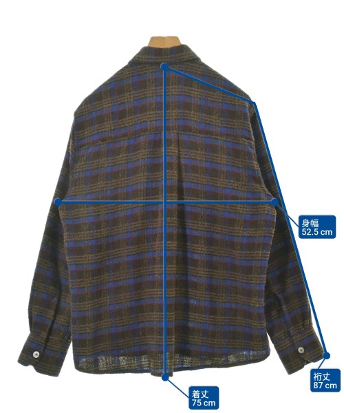 OUR LEGACY（アワーレガシー）カジュアルシャツ 茶 サイズ:44(S位) メンズ/2200643801080