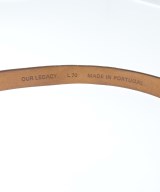 OUR LEGACY（アワーレガシー）ベルト ベージュ サイズ:70 メンズ/2200620921039