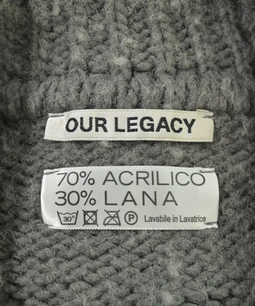 OUR LEGACY（アワーレガシー）カーディガン グレー サイズ:48(L位) メンズ/2200621954012