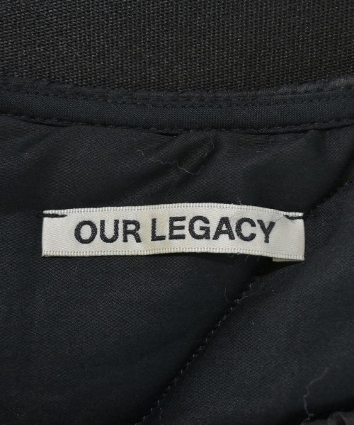 OUR LEGACY（アワーレガシー）ダウンジャケット/ダウンベスト 黒 サイズ:46(M位) メンズ/2200622683027