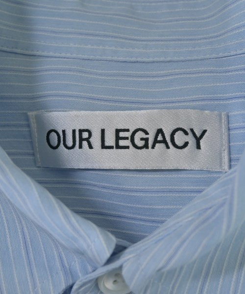OUR LEGACY（アワーレガシー）カジュアルシャツ 青 サイズ:48(L位) メンズ/2200623206126