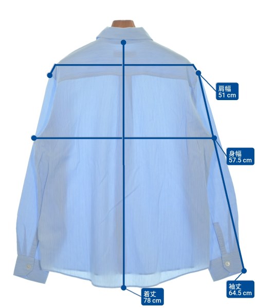 OUR LEGACY（アワーレガシー）カジュアルシャツ 青 サイズ:48(L位) メンズ/2200623206126