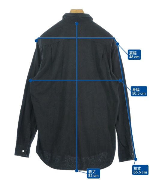 OUR LEGACY（アワーレガシー）カジュアルシャツ 黒 サイズ:50(XL位) メンズ/2200624899136