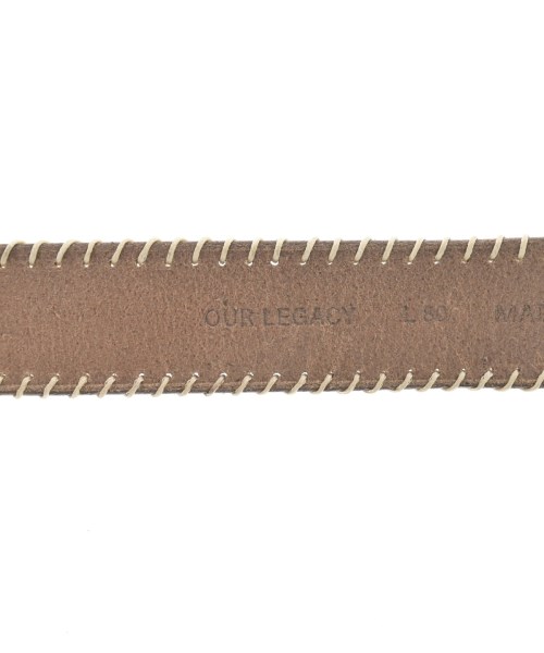 OUR LEGACY（アワーレガシー）ベルト ベージュ サイズ:- メンズ/2200629027077