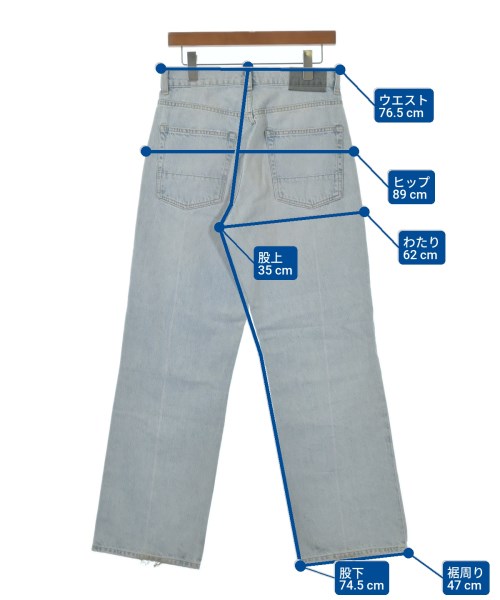 OUR LEGACY（アワーレガシー）デニムパンツ 青 サイズ:28(S位) メンズ/2200633230012
