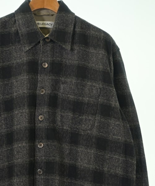 OUR LEGACY（アワーレガシー）カジュアルシャツ 黒 サイズ:46(M位) メンズ/2200618460083