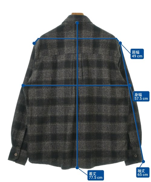 OUR LEGACY（アワーレガシー）カジュアルシャツ 黒 サイズ:46(M位) メンズ/2200618460083