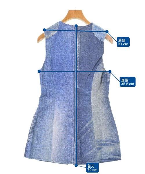 OUR LEGACY（アワーレガシー）ベスト 紺 サイズ:36(S位) レディース/2200618600038