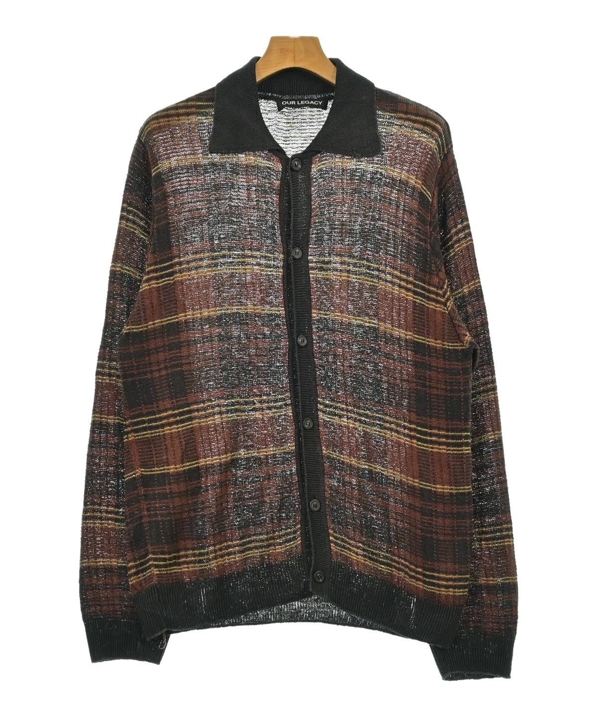 OUR LEGACY（アワーレガシー）カーディガン 茶 サイズ:48(L位) メンズ