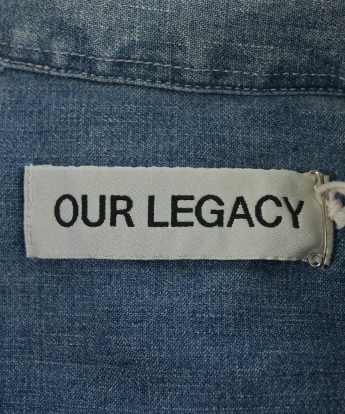 OUR LEGACY（アワーレガシー）カジュアルシャツ 青 サイズ:46(M位) メンズ/2200674052017