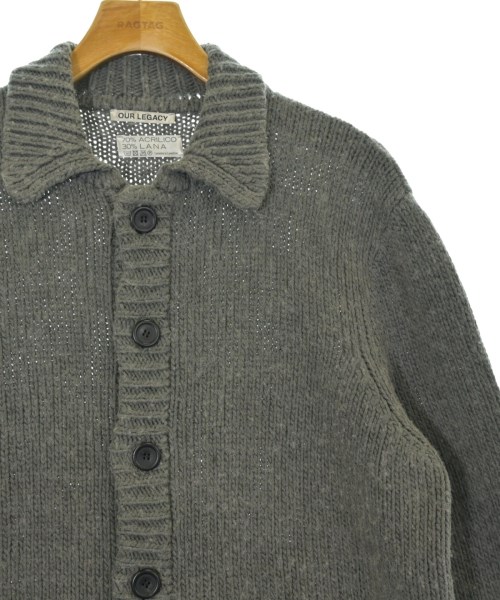 OUR LEGACY（アワーレガシー）カーディガン グレー サイズ:46(M位) メンズ/2200674672017