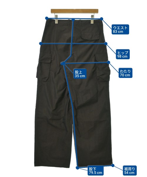 OUR LEGACY（アワーレガシー）カーゴパンツ 黒 サイズ:46(M位) メンズ/2200675835084