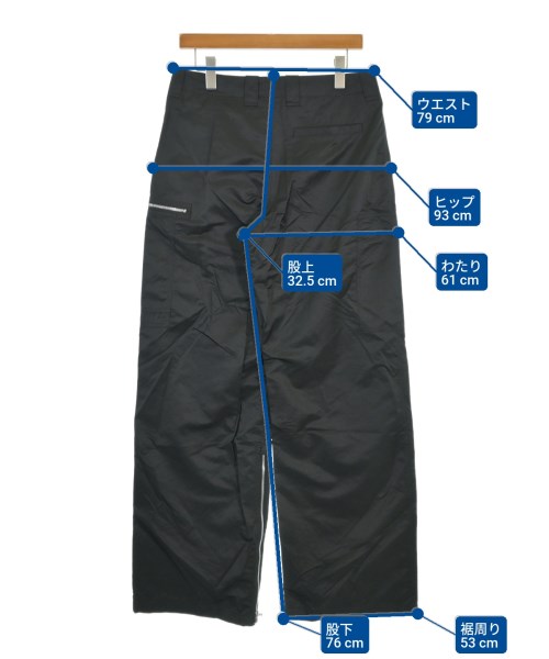 OUR LEGACY（アワーレガシー）カーゴパンツ 黒 サイズ:46(M位) メンズ/2200677017617