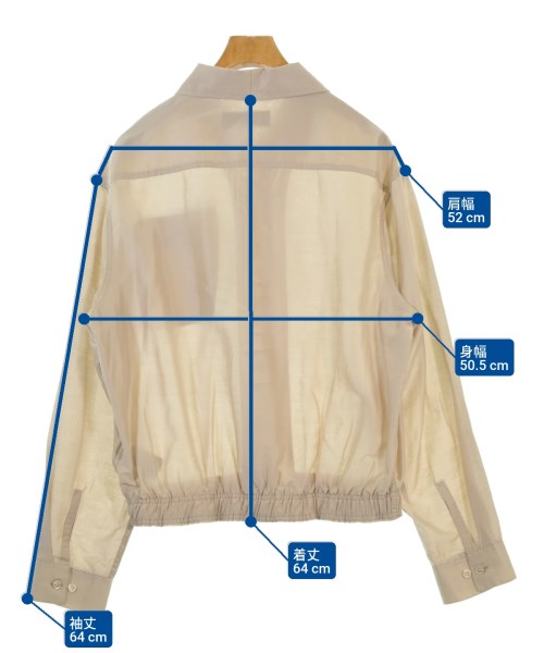 OUR LEGACY（アワーレガシー）ブルゾン ベージュ サイズ:48(L位) メンズ/2200679442028