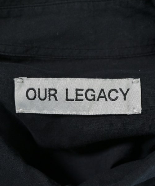 OUR LEGACY（アワーレガシー）カジュアルシャツ 黒 サイズ:50(XXL位) メンズ/2200679949046