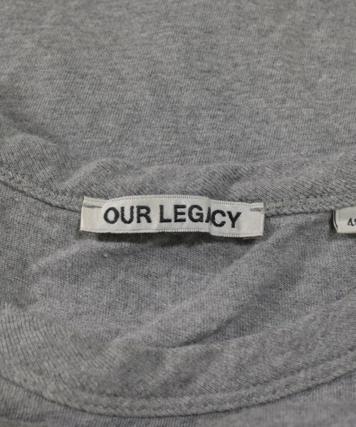 OUR LEGACY（アワーレガシー）Tシャツ・カットソー グレー サイズ:48(L位) メンズ/2200646234120