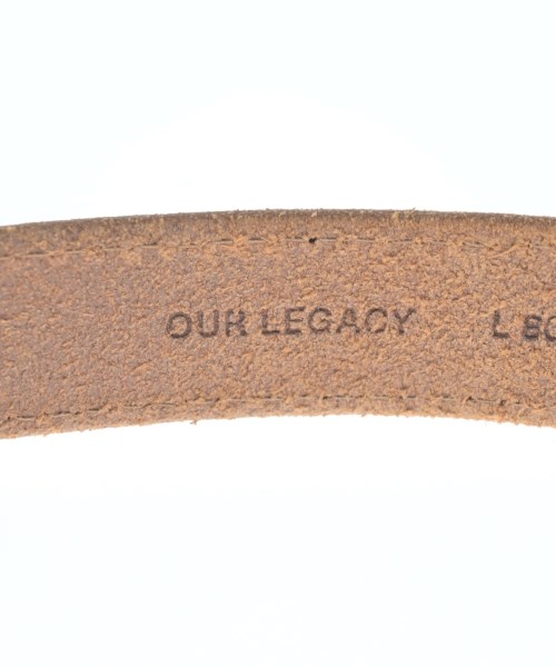 OUR LEGACY（アワーレガシー）ベルト 茶 サイズ:- メンズ/2200656438143