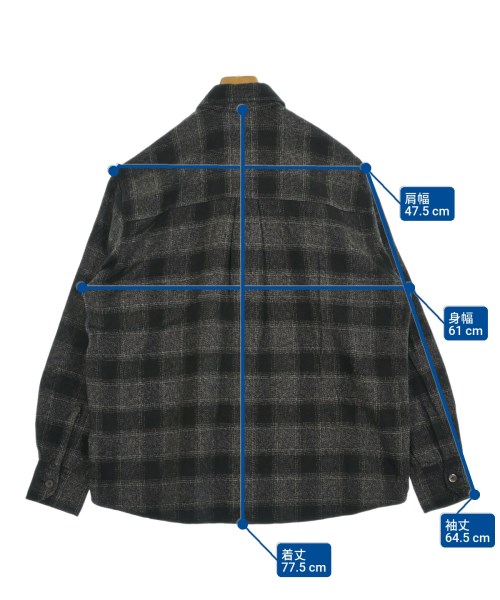 OUR LEGACY（アワーレガシー）カジュアルシャツ 黒 サイズ:46(M位) メンズ/2200640660260