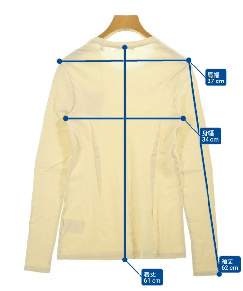 OUR LEGACY（アワーレガシー）Tシャツ・カットソー ベージュ サイズ:34(XS位) レディース/2200657863272