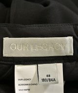 OUR LEGACY（アワーレガシー）スラックス 黒 サイズ:48(L位) メンズ/2200659453136