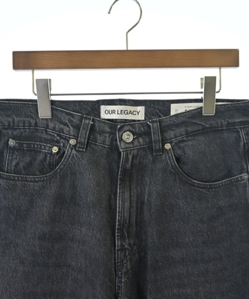 OUR LEGACY（アワーレガシー）デニムパンツ 黒 サイズ:30(M位) メンズ/2200660934013