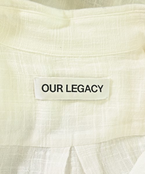OUR LEGACY（アワーレガシー）カジュアルシャツ 白 サイズ:48(L位) メンズ/2200716851011