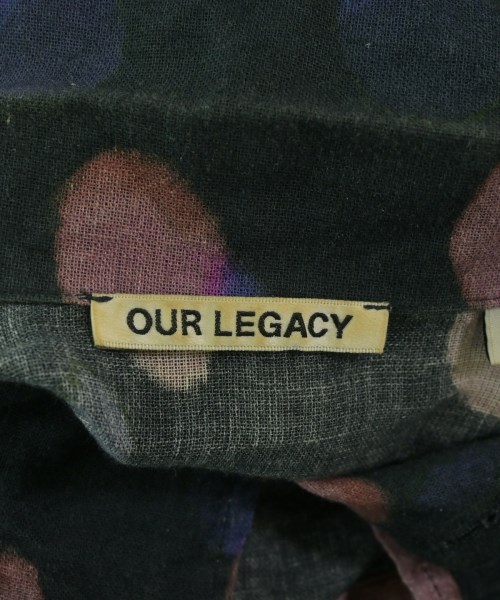 OUR LEGACY（アワーレガシー）カジュアルシャツ 黒 サイズ:46(M位) メンズ/2200718584047
