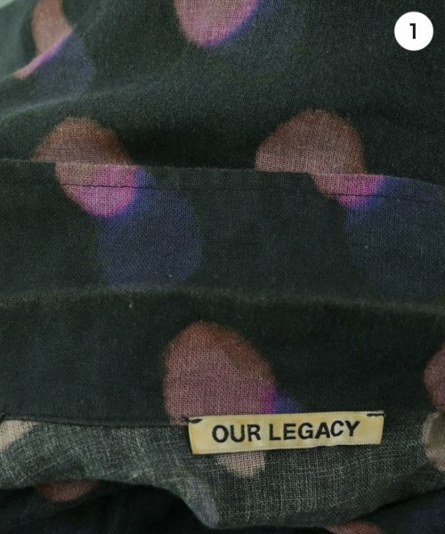 OUR LEGACY（アワーレガシー）カジュアルシャツ 黒 サイズ:46(M位) メンズ/2200718584047