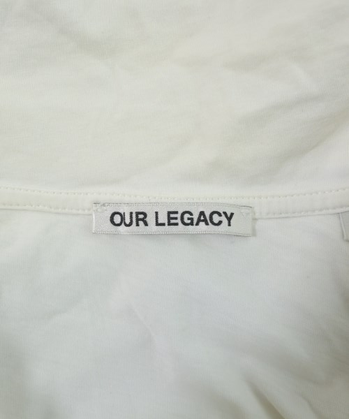 OUR LEGACY（アワーレガシー）Tシャツ・カットソー 白 サイズ:48(L位) メンズ/2200645414028