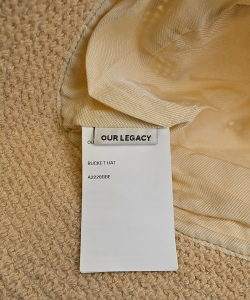OUR LEGACY（アワーレガシー）ハット ベージュ サイズ:M メンズ/2200645701050