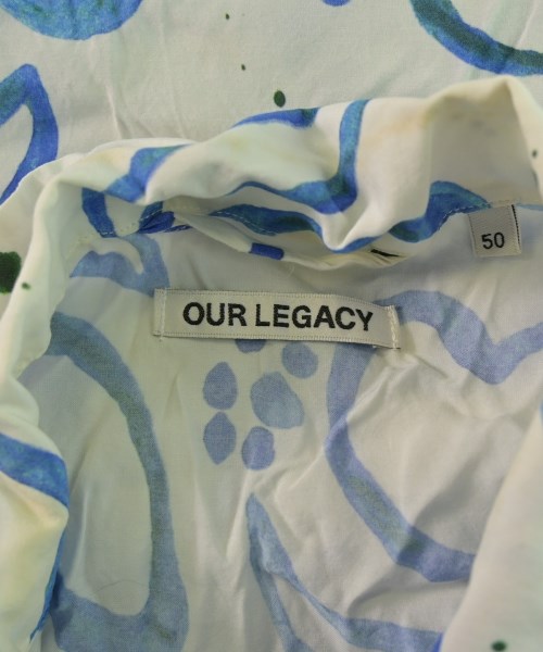 OUR LEGACY（アワーレガシー）カジュアルシャツ 白 サイズ:50(XL位) メンズ/2200649186105