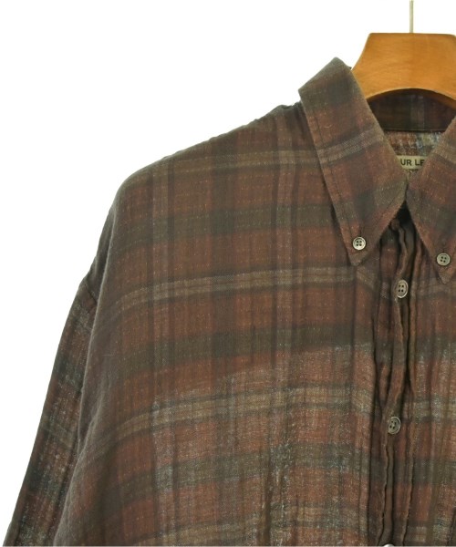 OUR LEGACY（アワーレガシー）カジュアルシャツ 茶 サイズ:50(XL位) メンズ/2200649186129